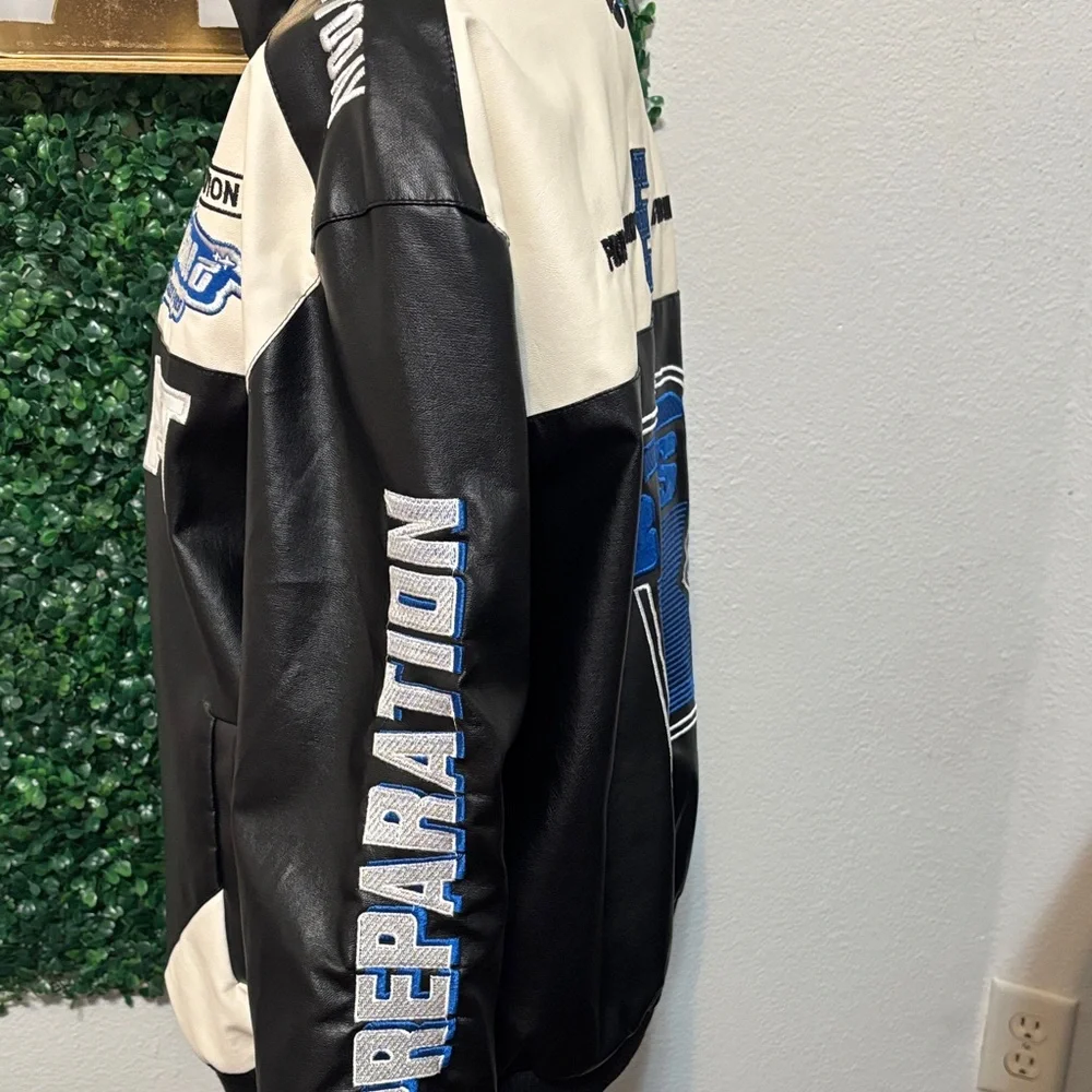 Women’s Black and Cream Varsity Jacket - Picture 4 of 4